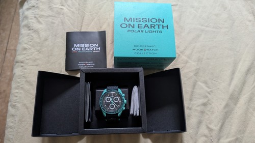 Omega swatch moonswatch polar - omega,