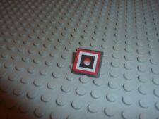 LEGO Road Sign 2x2 Square with Clip with Red Light Square / 30258pb013 Set 10128