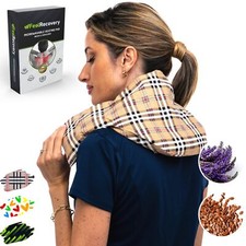 Coussin Chauffant Micro-onde pour le Cervical - Bouillotte Sèche Epaule et Nu...