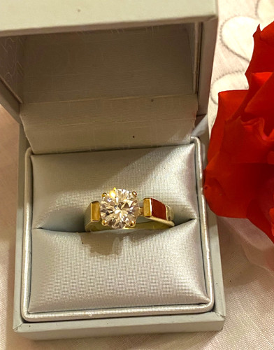 Bague solitaire argent 925 - argent,