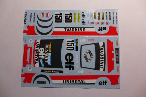 Decal renault r20 turbo - decal,
