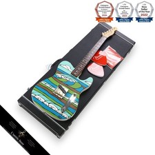 Guitare électrique Fender LTD ART CANVAS Esquire Heather Brown EC20 2021 Limited