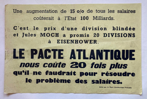 Affiche communiste une - communiste], "une