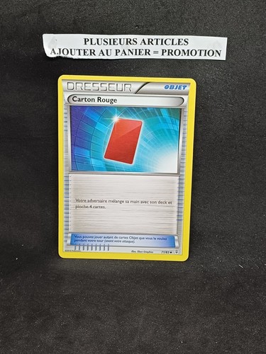Carton rouge carte - rouge, 71/83