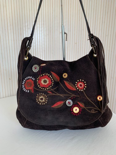 Sac besace daim marron - sac,