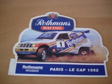 AUTOCOLLANT STICKER ROTHMANS