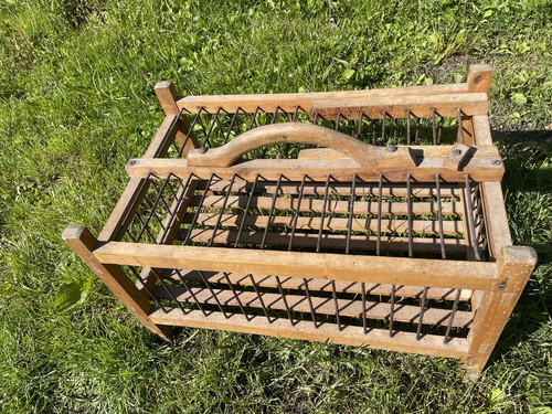 Ancienne cage bois - cage,