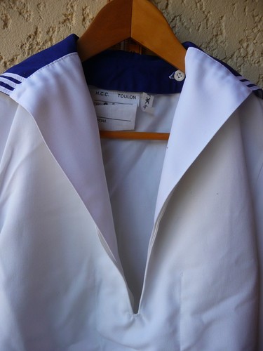 Vareuse chemise blanche marine - blanche,
