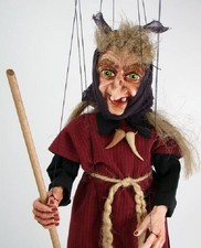 Marionnette sorcière - poupée originale faite à la main