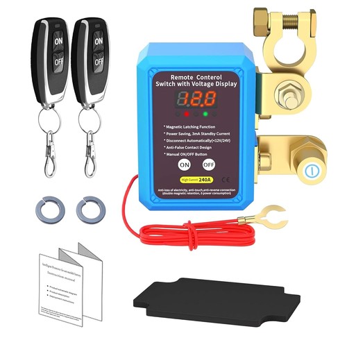 Disjoncteur batterie v - de,