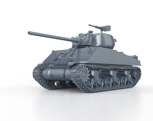 Sherman jumbo 3d - jumbo,