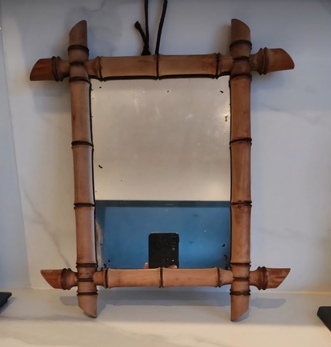 Miroir vintage bambou - vintage, –