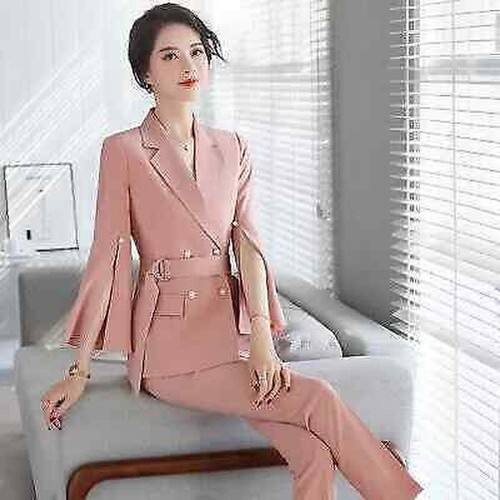 Tailleur complet femme rose - complet,