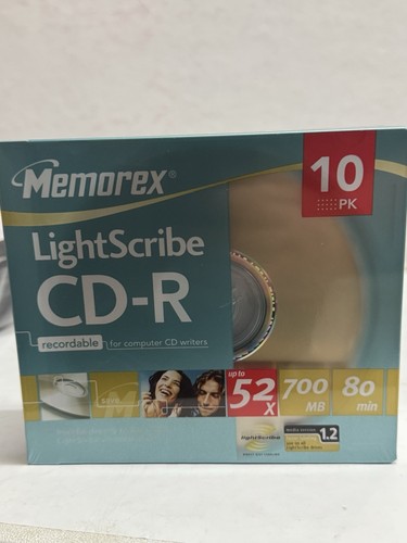 Memorex lightscribe 52x - memorex, cd-r