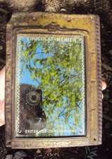 ancien miroir publicité