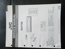 JVC KS-F100 Car Cassette Receiver Official Service Manual  Genuine item