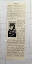 1929 Avis de Décès de Caroline Remy dite Severine / Obituary