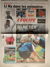 L'EQUIPE 5 JUIN 2011 LI NA