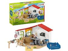 Schleich Farm World Clinique Vétérinaire avec animaux domestique 42502 poulain