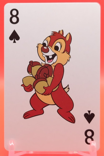 Carte jouer disney - carte, chip
