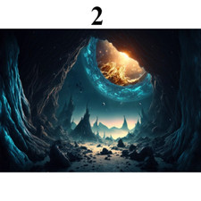 1Pc 5D HD Autocollant De Fond