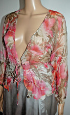 Haut blouse cardigan voile chemisier cérémonie mariage Zara taille S 36/38