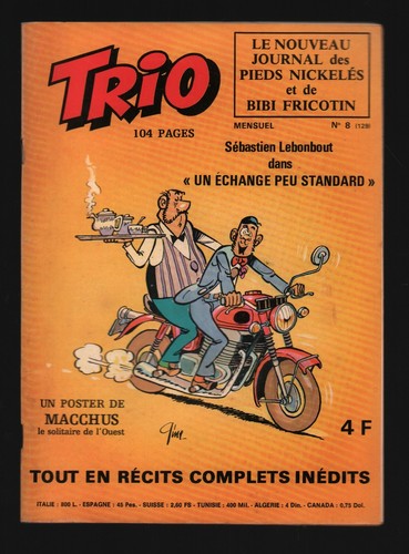 Trio pieds nickelés magazine - pieds,