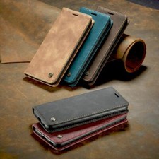 Étui pour Samsung A12 A22 A52 S21 S21FE S22 + Ultras Aimant Étui à Clapet