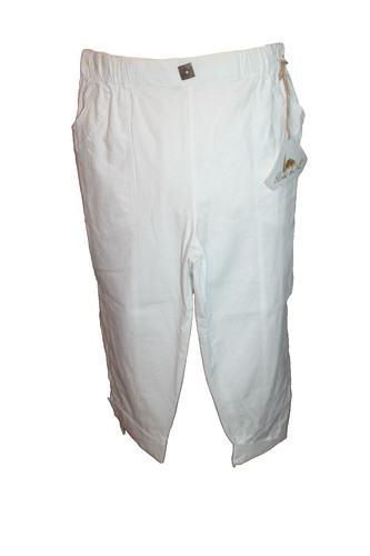 Pantacourt blanc femme - pantacourt,