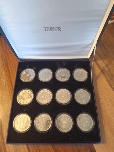 Coffret médailles écus - 12,