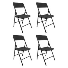 Chaises pliantes noires lot - pliantes,