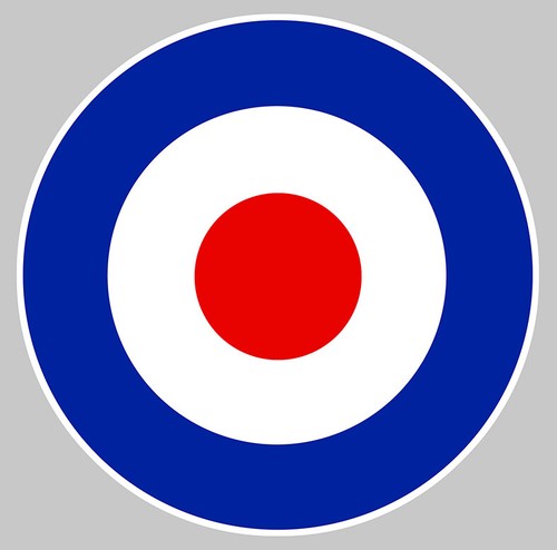 Cocarde raf roundel target - raf,