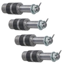 Essieu tronqué prolongé de remorque pour arbre de 1 pouce pour moyeux de roul...