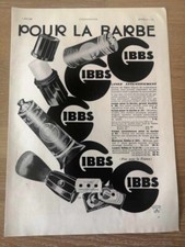 Publicité de 1932 GIBBS pour la barbe savon crème lame blaireau Hommes - 2513