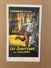 Brantonne - Original de couverture pour un roman d'espionnage - TBE