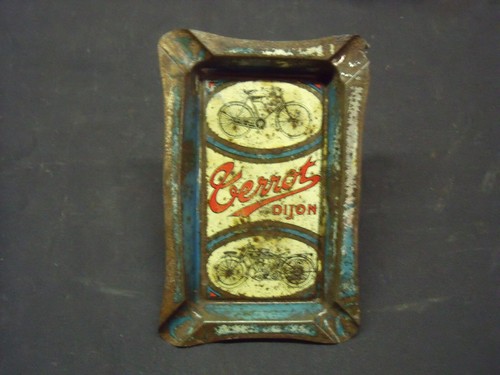 Rarissime cendrier bleu - rarissime, tole