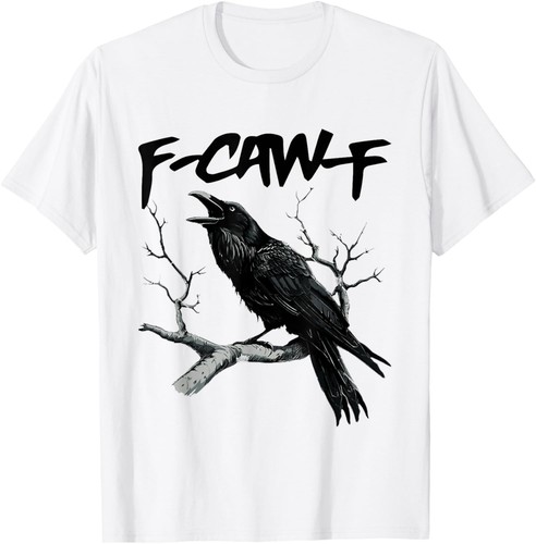 Funny black crow - funny,