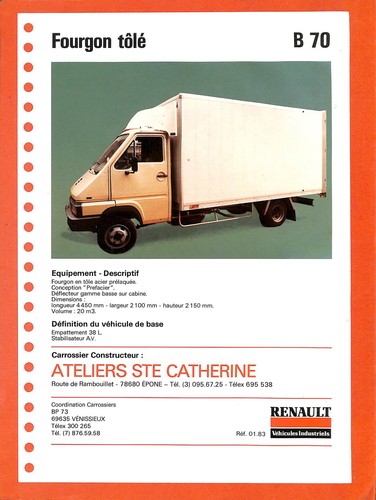 Renault fourgon tolé - renault,