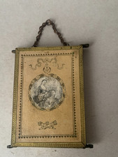 ancien petit miroir triptyque