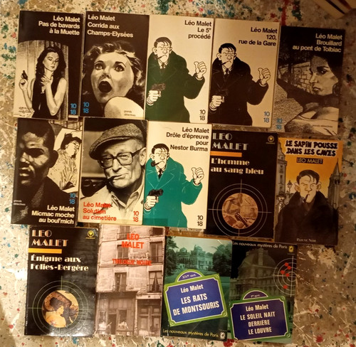 Lot livres leo malet - ,