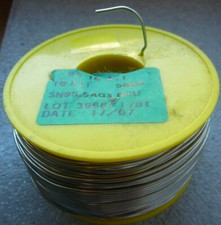 soudure étain argent  cuivre ( 1  mm de diametre )(longueur 2 mètres par lot)