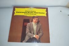 DISQUE VINYLE 33 TOUR Johannes Brahms Krystian Zimerman Lp Klaviersonaten No.1 &
