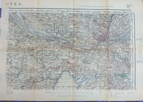 Ancienne carte bretagne - de,
