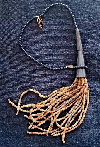 Ancien collier vintage nature
