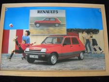 AFFICHE POSTER RENAULT 5 GTL