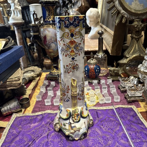 Rouen grand vase faience - rouen,