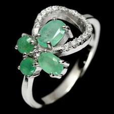 Superbe Bague D'Argent Avec