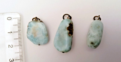 Lot pendentifs en - en, larimar