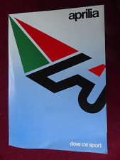 catalogue prospectus  moto : APRILIA  RX  RC MX TRIAL 80 125 240 320