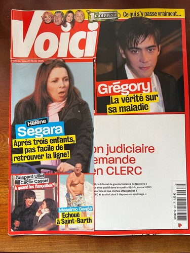 Voici 2005 grégory - voici, 14/02/2005;